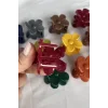 12li Karışık Renk Mandal Toka Set