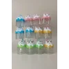12li Şeffaf Renk Perma Lastik Toka Set