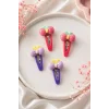 24lü Karışık Renk Yan Toka Set