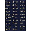 240lı  Altın Renk Karışık Figürlü Piercing Set
