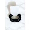 3lü Siyah Renk Lastik Toka