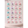40lı Karışık Renk Lastik Toka Set