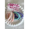 6lı Karışık Renk Havlu Lastik Toka