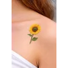Geçici Papatya Figürlü Mini Dövme Tattoo