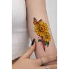 Geçici Çiçek Figürlü Mini Dövme Tattoo