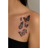 Kelebekler Mini Geçici Dövme Tattoo