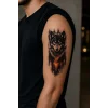 Alev ve Kurt Geçici Dövme Tattoo