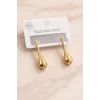 Altın Renk Çelik Küpe (Çift)