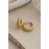 Altın Renk Cm Halka Küpe (Çift)