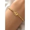 Altın  Renk Fil Figürlü   Bileklik