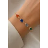 Altın Renk Taş Detaylı Bileklik