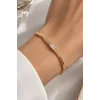 Altın Renk Taşlı Cm Bileklik