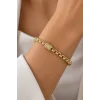 Altın Renk Taşlı Cm Bileklik