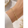 Altın Renk Taşlı Cm Bileklik