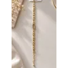 Altın Renk Taşlı Cm Bileklik