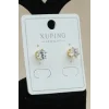 Altın Renk Tek Taş Xuping Küpe (Çift)