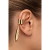 Altın Renk Yaprak Figürlü Xuping Ear Cuff (Çift)