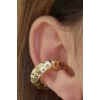 Altın Renk Yıldız Figürlü Halka Tx Ear Cuff (Tek)