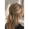 Antrasit Renk Taş Detaylı Mandal Toka
