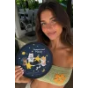 Ayıcık  Desenli Katlanabilir Yelpaze