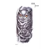 Baykuş Dövme Geçici Tattoo