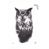 Baykuş Geçici Dövme Tattoo