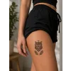 Baykuş Mini Dövme Geçici Tattoo