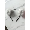 Beyaz Renk Canavar Figürlü Çocuk Taç