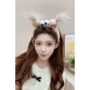 Beyaz Renk Canavar Figürlü Peluş Taç