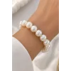 Beyaz Renk İnci Bileklik