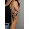 Çiçek Dövme Geçici Tattoo