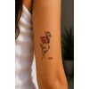 Çiçek Dövme Mini Geçici Dövme Tattoo