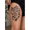 Çiçekli Kaplan Geçici Dövme Tattoo