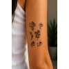 Çoklu Çiçek Mini Dövme Geçici Tattoo