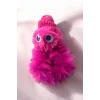 Fuşya Renk Canavar Figürlü Peluş Simit Toka