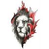 Geçici Aslan Figürlü Dövme Tattoo