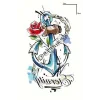 Geçici Çapa Figürlü Mini Dövme Tattoo
