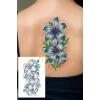 Geçici Çiçek Figürlü Dövme Tattoo
