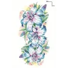 Geçici Çiçek Figürlü Dövme Tattoo