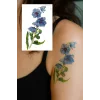 Geçici Çiçek Figürlü Mini Dövme Tattoo
