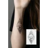 Geçici Dalga Figürlü Mini Dövme Tattoo