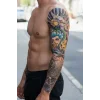 Geçici Kadın Modelli Kol Dövme Tattoo