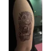 Geçici Kaplan Figürlü Dövme Tattoo