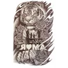 Geçici Kaplan Figürlü Dövme Tattoo