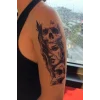 Geçici Kız Figürlü Dövme Tattoo