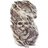 Geçici Kurt Figürlü Dövme Tattoo