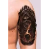Geçici Kuru Kafa Figürlü Dövme Tattoo