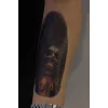 Geçici Kuru Kafa Figürlü Dövme Tattoo