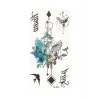 Geçici Kuş Figürlü Dövme Tattoo