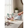 Gri Renk 3lü Makyaj Çantası